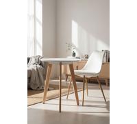 Regalos Miguel - Estilo Nórdico - Mesa Synk Redonda 60 cm - Blanco