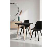 RegalosMiguel Mesa Tower Redonda 80 cm - Negro