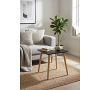 RegalosMiguel Mesita Auxiliar Gero Madera 40 x 40 cm - Negro