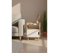 RegalosMiguel Mesita Auxiliar Nive C/Puerta Madera 40 x 30 cm