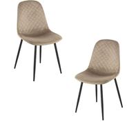 RegalosMiguel Pack 2 Sillas Boide - Beige