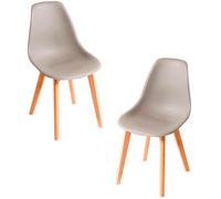 RegalosMiguel Pack 2 Sillas Kelen - Gris