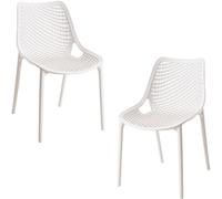 RegalosMiguel Pack 2 Sillas Kusin - Blanco