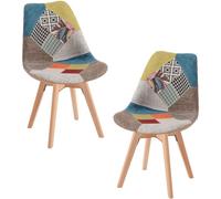 Regalos Miguel - Pack 2 Sillas Synk Patchwork - Patchwork Colores