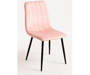 RegalosMiguel Pack 4 Sillas Liny Terciopelo - Rosa