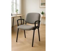RegalosMiguel Pack 4 Sillas Ofis con Brazos - Gris claro