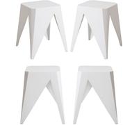 RegalosMiguel Pack 4 Taburetes Bul - Blanco