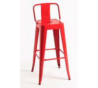 Regalos Miguel - Packs Taburetes Altos - Pack 4 Taburetes Torix Respaldo 100 cm - Rojo red
