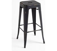Regalos Miguel - Packs Taburetes Altos - Pack 4 Taburetes Torix Vintage 73 cm - Negro vintage black