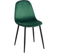 Regalos Miguel – Pack de 6 sillas de comedor Teok Black – Terciopelo Negro