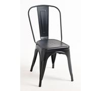 RegalosMiguel Pack 6 Sillas Torix - Negro mate