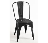 RegalosMiguel Pack 6 Sillas Torix Vintage - Negro vintage