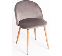 RegalosMiguel Pack 6 Sillas Vint Terciopelo - Gris