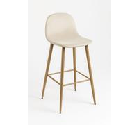 RegalosMiguel Pack 6 Taburetes Teok Terciopelo - Beige