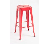 RegalosMiguel Pack 6 Taburetes Torix Altos 76 cm - Rojo
