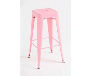 RegalosMiguel Pack 6 Taburetes Torix Altos 76 cm - Rosa