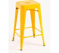 RegalosMiguel Pack 6 Taburetes Torix Bajos 65 cm - Amarillo