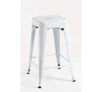 RegalosMiguel Pack 6 Taburetes Torix Bajos 65 cm - Blanco