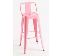 Regalos Miguel - Packs Taburetes Altos - Pack 6 Taburetes Torix Respaldo 100 cm - Rosa pink