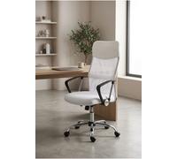 Regalos Miguel - Silla de Oficina Blanca Bakus - Máxima Ergonomía - Ideal para Escritorio y Gaming