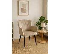 RegalosMiguel Silla Dalye Terciopelo - Beige
