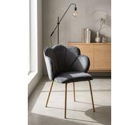 Silla goly terciopelo - gris