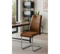 Regalos Miguel - Sillas Comedor - Silla Hallen Polipiel - Marrón Vintage