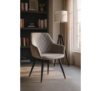 Silla kres terciopelo - gris