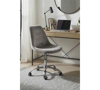 RegalosMiguel Silla Neo Terciopelo - Gris claro