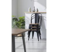 Regalos Miguel - Sillas Comedor - Silla Torix Madera Natural - Negro