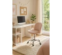 RegalosMiguel Silla Vint Terciopelo Office - Rosa