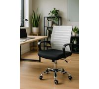 Regalos Miguel - Silla de Oficina Blanca Visi | Máxima Ergonomía - Ideal para Escritorio y Gaming