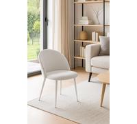 Regalos Miguel - Sillas Comedor - Silla White Vint Tela - Blanco