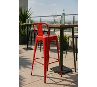 Regalos Miguel - Taburetes Altos - Taburete Torix Respaldo 100 cm - Rojo