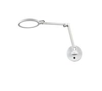Regina - Lámpara De Pared Redonda Ajustable Fabas Luce - Aplique Led Regulable De 9 W Con Cct (3000 K, 4000 K, 5000 K, 6000 K) - Blanco