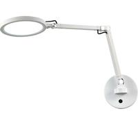 Regina - Lámpara De Pared Redonda Ajustable Fabas Luce - Aplique Led Regulable De 9 W Con Cct (3000 K, 4000 K, 5000 K, 6000 K) - Blanco