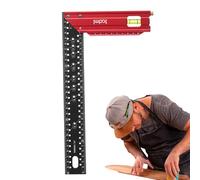 Regla cuadrada de precisión para carpintería, regla cuadrada para carpintería, regla para carpintería, regla de precisión de aleación de aluminio, regla de carpintero en ángulo recto, mecanismo de