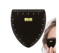 Regla de cejas, herramienta de mapeo de cejas, pinza de cejas, herramientas de modelado de cejas de dibujo rápido, regla de diseño de guía de arco, utensilios cosméticos para peinar spa, oficinas