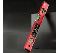 Regla de nivel digital de aleación de 300 mm, buscador de ángulos magnético con pantalla LCD, inclinómetro de alta precisión para herramientas de construcción de carpintería (400 mm)