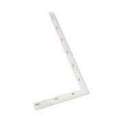 Regla en Forma de L de Acero Inoxidable, Ángulo Recto Cuadrado 90 Grados, Herramienta de Medición Doble Cara, 300mm x 150mm