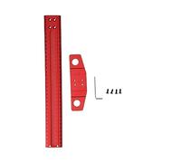 Regla en T de Aluminio 300mm, Trazador de Ángulo Recto para Carpintería, Herramienta de Medición y Marcado para Madera y Vidrio, Regla Tipo T Precisa con Escala Clara, Utensilio de Trazado para DIY