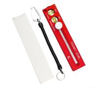 Regla Marcadora Deslizante para acero Inoxidable Precisión Regla(Red) | 3 en 1: para nivel, regla deslizante, medidor profundidad; para ideal carpintería DIY, ahorro espacio toolkit