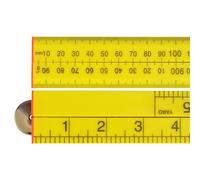 Regla Plegable Faithfull Amarillo Plástico ABS 1m / 39in FAIRULEFOLD