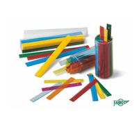 Reglas Escolares FAIBO Fluorescentes Trasparentes 16 cm, Bote x100