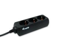 REGLETA 3 TOMAS EQUIP IEC320 CONECTOR A 3 SCHUKO