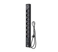 Regleta 7 Vías Tipo E, 2 USB, Protección,tra Sobretensiones/Picos de Tensión