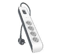 REGLETA ALIMENTACION BELKIN BSV400VF2M-V2 4 TOMAS PROTECCION SOBRETENSION CABLE 2m