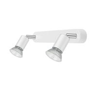 Regleta blanco gu10 2 focos