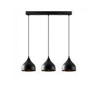 Regleta colgante asney 18 negro 3 luces marca wonderlamp