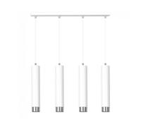 Wonderlamp Regleta colgante Mura Blanco/Cromo (4 luces)